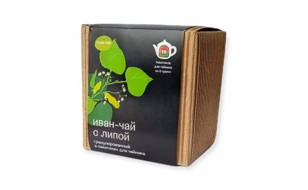 Иван-чай с липой гранулированный в пакетиках для чайников 50г