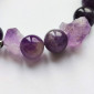 Браслет Аметистовый из натурального камня, длина 18+5см